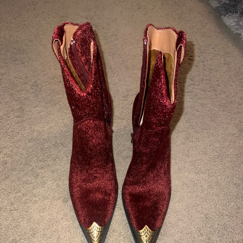 Burgundy Boots
